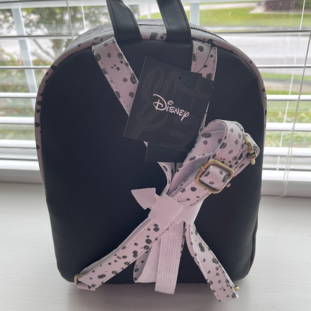 New Disney Bioworld 101 Dalmatians White and Black Mini Backpack - Picture 7 of 12